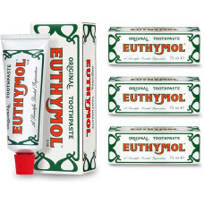 4 x Euthymol - Tandkräm 75 ml